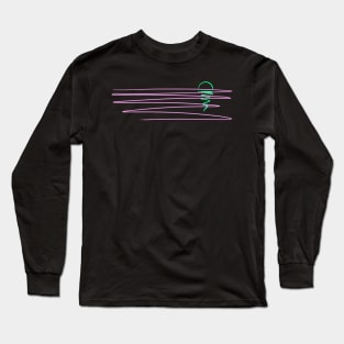 90s Minimal Sunset Long Sleeve T-Shirt